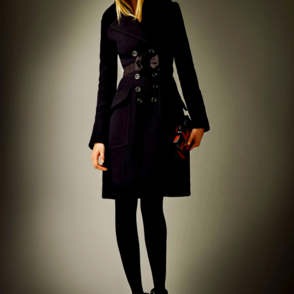 Burberry Prorsum Runway Velvet Bow Belt